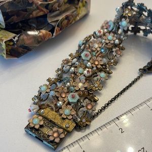 Michal Negrin Vintage Flower Bracelet